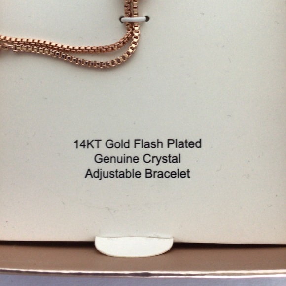 BELIEVE BY BRILLIANCE ROSE GOLD 14k GOLD FLASH PLATED CRYSTAL BRACELET N… - Picture 6 of 16